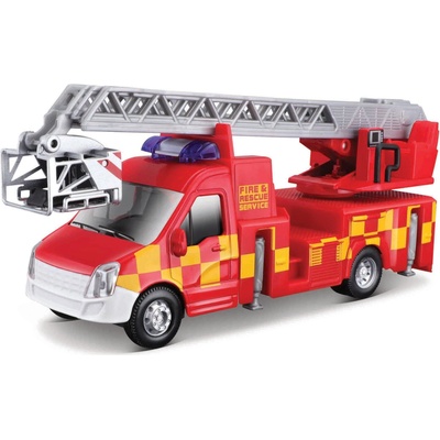 Bburago Municipal Vehicle Hasičské vozidlo se žebříkem
