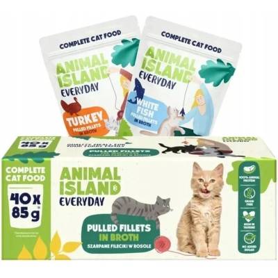 Animal Island Everyday Krůta a Bílá ryba 40 x 85 g