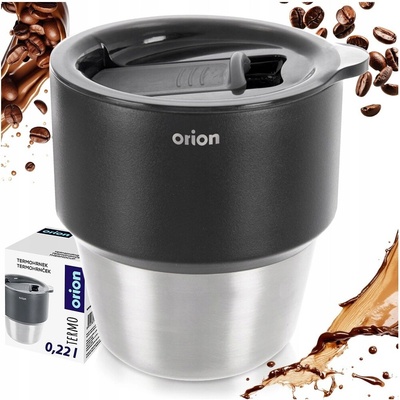 Orion termohrnček 220 ml strieborný