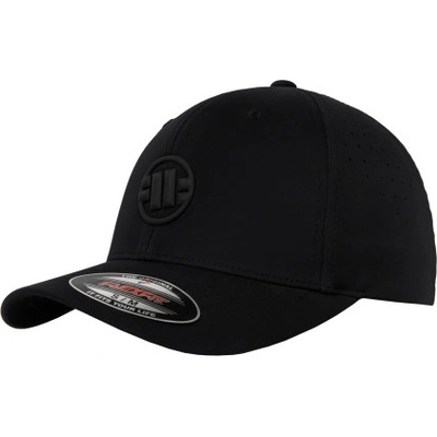 PitBull West Coast kfull cap LOGO FLEXFIT PERFORATED černá