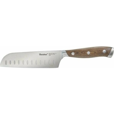 Kuchyňský nůž Metaltex Santoku nůž 30 cm, dřevěná rukojeť 226635125
