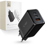 Tech-Protect C65W-2 2x USB-C + 1x USB-A Black (9490713934524)