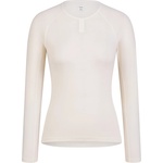 Rapha Дамско горнище Rapha Women's Merino Base Layer Long Sleeve Merino base layer - Cream / White - размер XS (115-2687-0212)