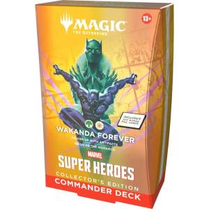 Magic the Gathering Magic The Gathering: Marvel Super Heroes Collector's Edition Commander Deck Wakanda Forever (D53620000-2) - ozone