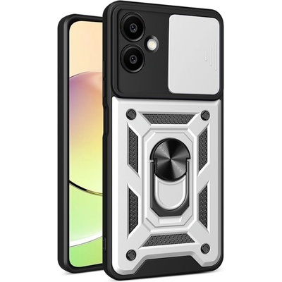 PROTEMIO 102874 RING CAMERA Kryt s držiakom pre Samsung Galaxy A06 strieborný – Hledejceny.cz