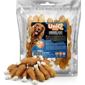 Uniq Pets Dog Snacks Handcraft Chicken Legs лакомства за кучета с пилешко, 500 г