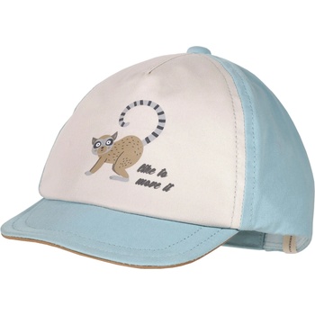 maximo Шапка с козирка maximo Baby Boy's Cap Lemur Flexdach mit Klettverschluß Cap - Cloud Blue - размер 47-49 cm (904-4093-0111)