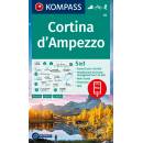 Kompass Karte Cortina d'Ampezzo