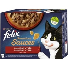 Felix Sensations Sauces Lahodný výběr v omáčce 12 x 85 g