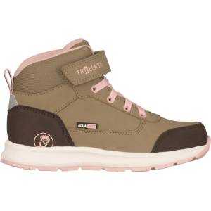 Trollkids Детски ежедневни обувки Trollkids Kid's Stavanger Mid Cut XT Casual shoes - Brown Ochre / Light Rose - размер 31 (EU) (702-2970-0414)