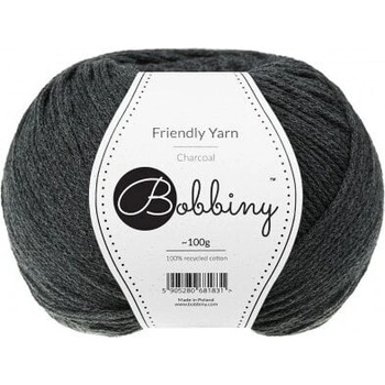 Image 1 of Bobbiny Friendly Yarn Charcoal Плетива прежда (FY-011)
