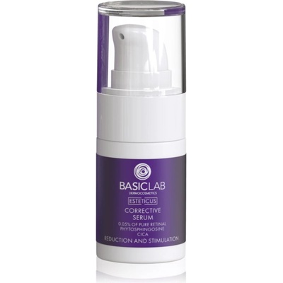 BasicLab Dermocosmetics Dermocosmetics Esteticus Коригиращ серум против пигментни петна 0.05% Pure Retinal 15ml