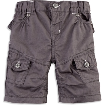 Dirkje chlapecké šortky CARGO tmavě šedá