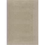 Flair Rugs Бежов ръчно изработен вълнен килим 240x340 cm Textured Wool Border - Flair Rugs (503119381242)