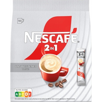 Nescafe Unsweetened Taste 2v1 10 x 8 g