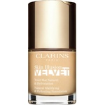 Clarins Skin Illusion Velvet течен фон дьо тен с матов завършек с подхранващ ефект цвят 100, 5W 30ml