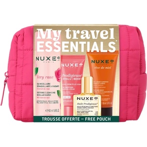 NUXE Комплект My Travel Essentials, с несесер, 4 части (Лимитирано)