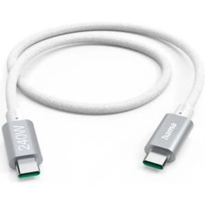 Hama Full-Featured USB кабел USB 3.2 Gen 1 (3.1 Gen 1) 1, 5 м USB C 5 Гбит/с 240 W Бяла (201721)