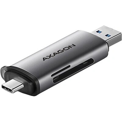 AXAGON CRE-SAC External USB 3.2 Gen1 Type-C+Type-A 2-slot SD/microSD (CRE-SAC)
