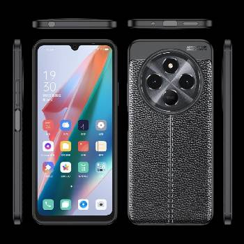 Xiaomi Redmi 14C 4G Удароустойчив Litchi Skin Калъф и Протектор