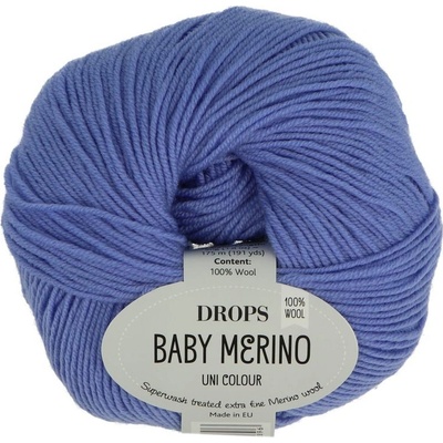 Drops Baby Merino UNI 25 modrá