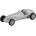 Goki Метална количка Goki - Mercedes-Benz W125, 1: 34-39 (12328)