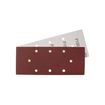 Brúsny papier 93x230mm, P100, 8 otvorov, 5ks !OBJ!