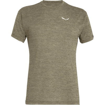 Salewa Мъжка спортна тениска Salewa Puez Melange Dry S/S Tee T-shirt - Dark Olive Melange - размер 48 (EU) (016-3030-1412)