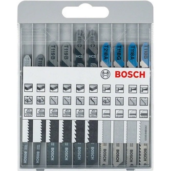 Bosch 2.607.010.630 10dílná sada pilových plátků pro kmitací pily Basic for Metal and Wood T 119