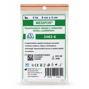 MEDIPLAST Пластир 8 × 4 см / 6 броя