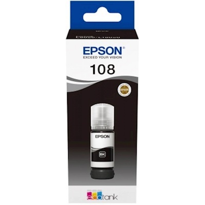 Atrament Epson 108 Black - originálny