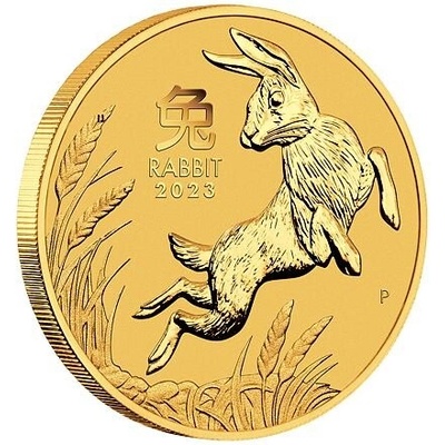 The Perth Mint zlatá mince Lunární Série III Rok Králíka v 1/2 oz