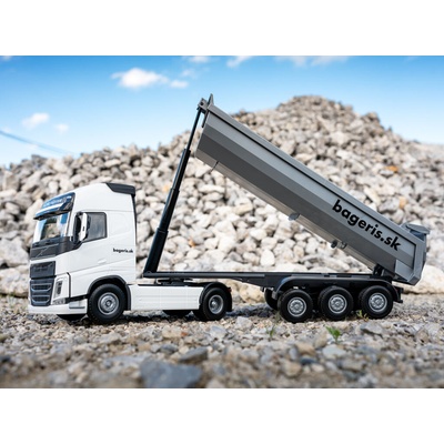 EMEK VOLVO FH tridem hákový nosič kontajnerov biela