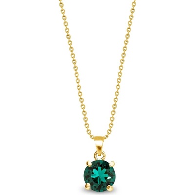 Spark zelený se Swarovski elements ronda NPG1088SS39EM Emerald