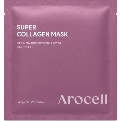 Arocell Super Collagen Mask - Стягаща и хидратираща маска за лице, 1бр. /43г
