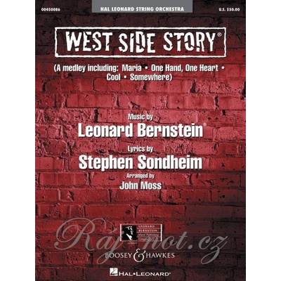 West Side Story Music for String Orchestra / partitúra + party