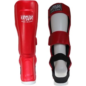 Katsudo Fort II предпазители за пищяли и подбедрици, червени (4992.KAT.RED)