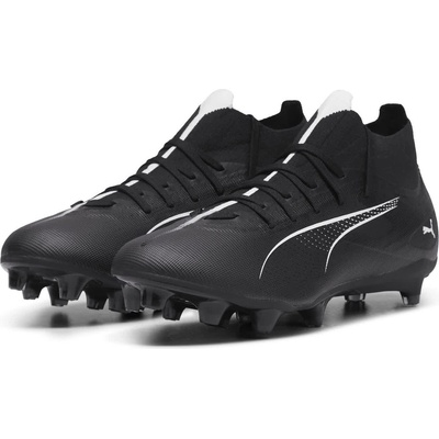 PUMA Мъжки футболни бутонки Puma Ultra Match+ Firm Ground Football Boots Mens - Black/White