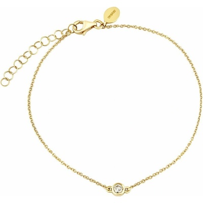 Silvego Diamantový náramok Manhattan v žltom zlate 0,10 ct DNN1401BGYD