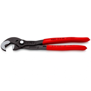 KNIPEX Клещи раздвижени Raptor, червена ръкохватка 250мм, Knipex (K8741250)