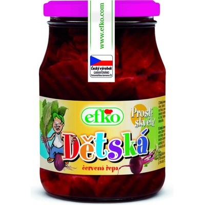 Efko Dětská červená řepa ve sladkokyselém nálevu 370ml