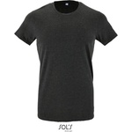 SOL'S REGENT FIT / Мъжка вталена тениска - тъмносив меланж XXL (250553r6405)