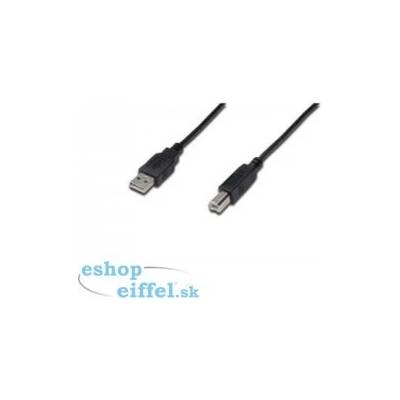 Digitus AK-300105-005-S USB 2.0, type A - B M/M, 0.5m, černý