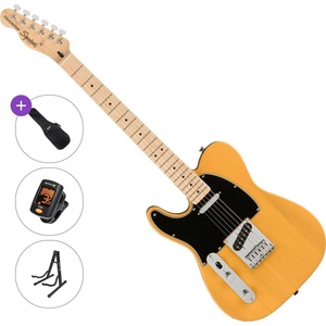 Squier Affinity Series Telecaster LH MN BPG Basic SET Butterscotch Blonde Електрическа китара