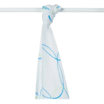 XKKO BMB Squares&Circles 90x100 Cyan Circles potisk 1ks