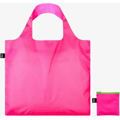 Skladacia nákupná taška LOQI NEON Pink