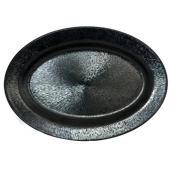 Image 1 of Kulsan Kn-Елипса меламин 64*44см. nova(11064) ЧЕРНО (013624)