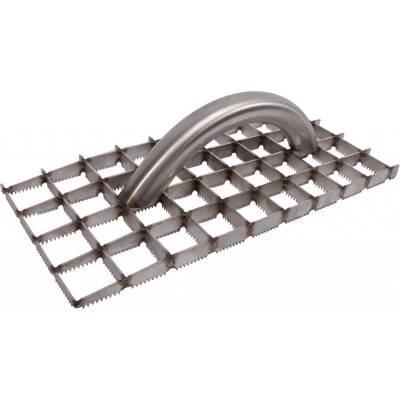 XTLINE Škrabák nerezový s ostrými zuby PROFI | 325x150 mm