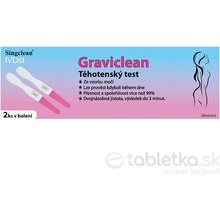 Graviclean těhotenský test Midstream 2 ks