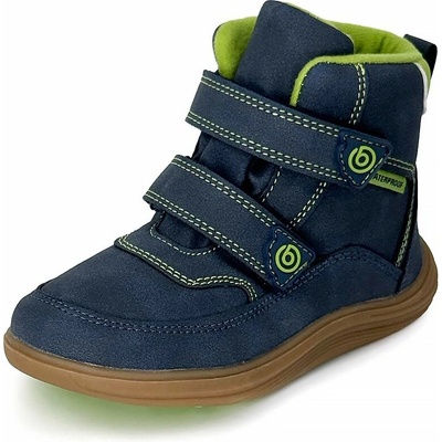 Bugga chlapecké celoroční barefoot boty KIVO navy